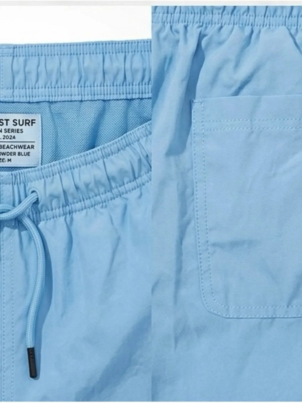 H&M Men's Sky Blue Swim Shorts